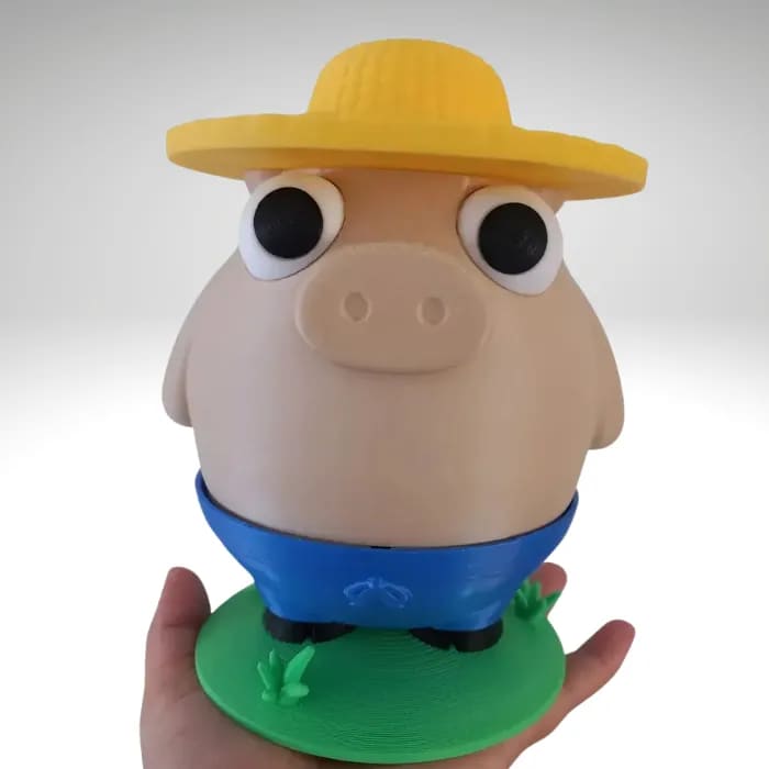 Cofrinho Moedas Porquinho Com Chapéu Decoração Infantil